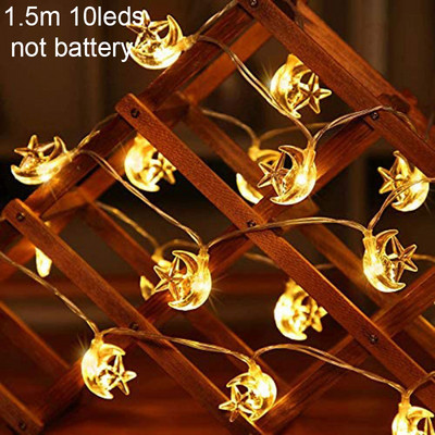 Islamo musulmonų Ramadano nešiojamas LED rūmų žibinto pakabukas Gurbang EID Mubarako šviesus ornamentas Ramadan Kareem dekoracija namams