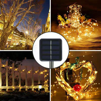 5/10/20M LED Solar String Fairy Lights Outdoor Holiday Christmas Party Garland Solar Garden Lamp Αδιάβροχα φώτα