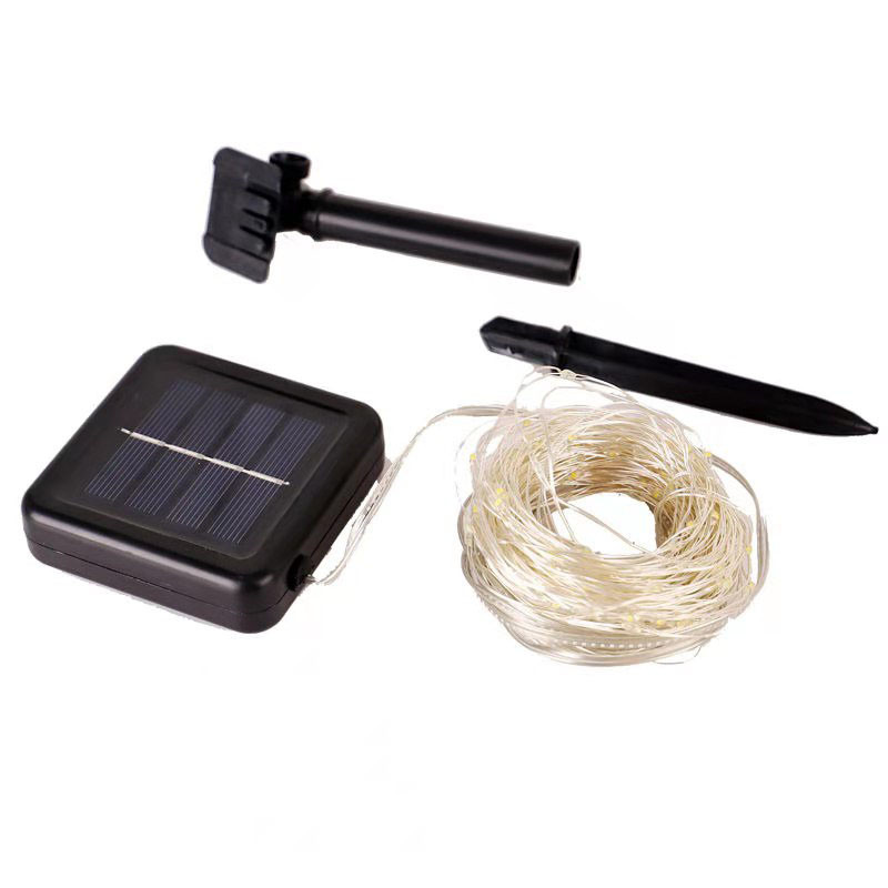 5/10/20M LED saulės styginių pasakų žibintai lauko atostogų Kalėdų vakarėlis girlianda saulės sodo lempa vandeniui atsparūs žibintai
