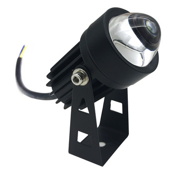 Външен LED прожектор Водоустойчив IP65 Лампа за миене на стена Прожектор с тесен ъгъл на лъча 3W RGB Точково осветление на дълги разстояния 220v