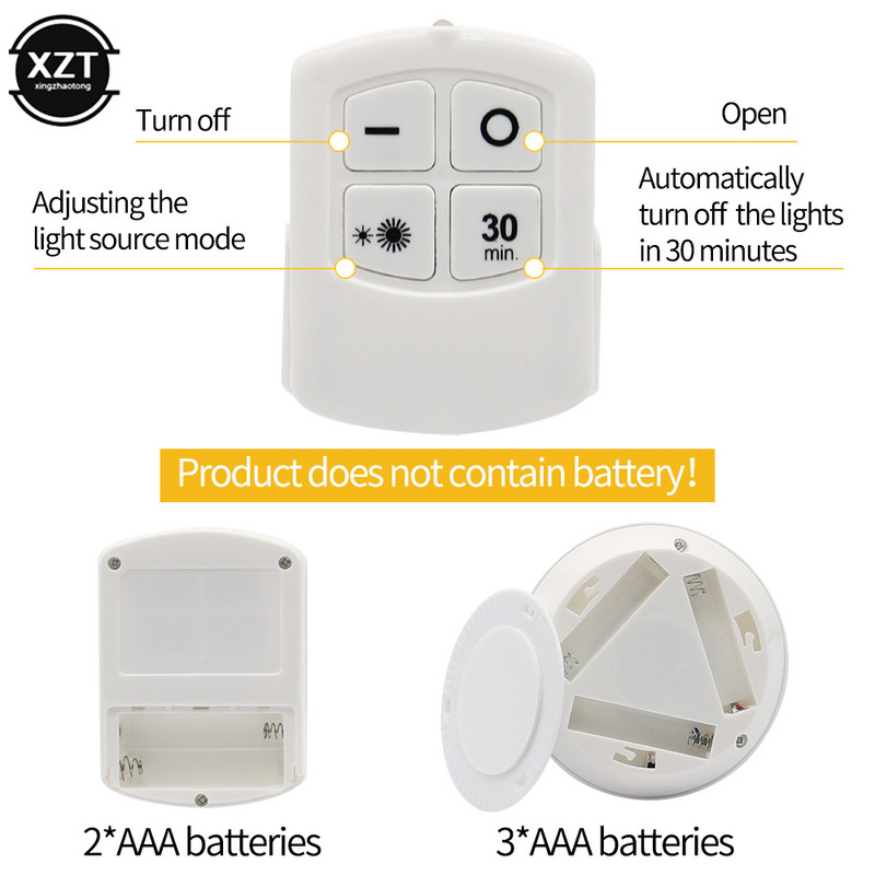 COB apšvietimas po spintele, vidinis čiaupas Nuotolinis pritemdomas akumuliatoriaus knygelės stalinis naktinis žibintas koridoriaus laiptų virtuvės palėpės apšvietimo įrankiai