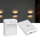 USB DC 5V Smart LED φως κάτω από το ντουλάπι Αυτόματη ενεργοποίηση/απενεργοποίηση Νυχτερινό φως Διάδρομος Σκάλες Διάδρομος Φως Αισθητήρας κίνησης LED Φωτιστικό τοίχου εσωτερικού χώρου