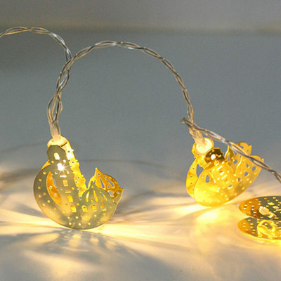 2022 Ramazan Dekorativna svjetla String Led Muslimanska zabava Dekoracija 1.5M10 Svjetla Eid Al-Fitr Kućni aranžman za zabavu