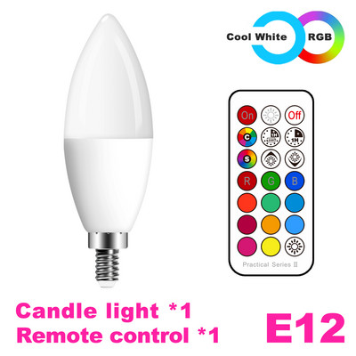 Bec LED cu schimbare de culoare RGB E27 GU10 Lampă inteligentă cu telecomandă IR Spot LED de tavan 220V 110V Spot reglabil acasă