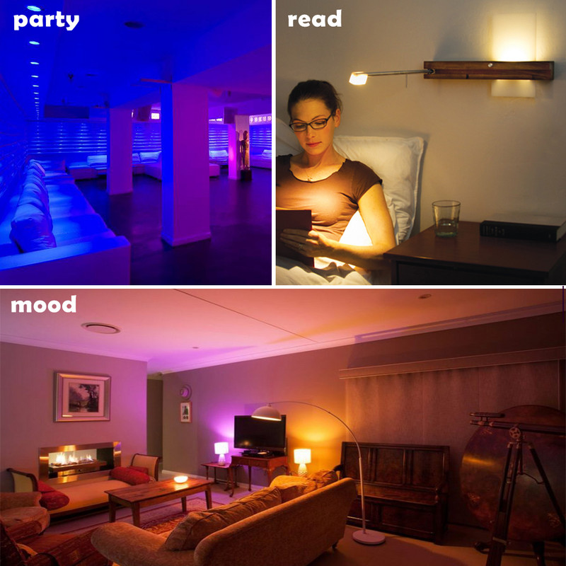 Bec LED cu schimbare de culoare RGB E27 GU10 Lampă inteligentă cu telecomandă IR Spot LED de tavan 220V 110V Spot reglabil acasă