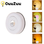 OuuZuu LED svjetiljke za ormarić s napajanjem na baterije na dodir Zidna svjetiljka za zalazak sunca za kuhinju, spavaću sobu, ormar, noćno svjetlo