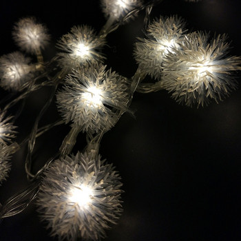 YIYANG Snow ball 2M 20balls LED String Lights για Χριστουγεννιάτικο πάρτι διακόσμηση γάμου Flasher Fairy Lights Μπαταρία AA