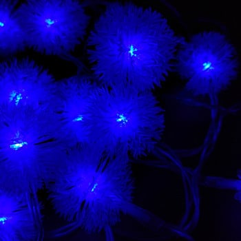 YIYANG Snow ball 2M 20balls LED String Lights για Χριστουγεννιάτικο πάρτι διακόσμηση γάμου Flasher Fairy Lights Μπαταρία AA