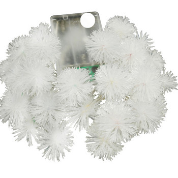 YIYANG Snow ball 2M 20balls LED String Lights για Χριστουγεννιάτικο πάρτι διακόσμηση γάμου Flasher Fairy Lights Μπαταρία AA