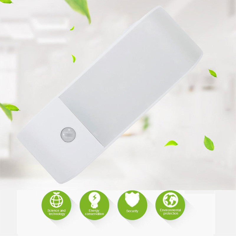 12 Λάμπα LED Night Light Human Body Επαναφορτιζόμενη Ντουλάπα Νυχτερινό Φως USB Αισθητήρας επαγωγής ανιχνευτή κίνησης για υπνοδωμάτιο