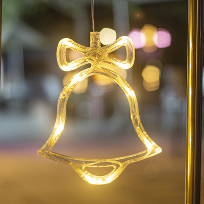 Ziemassvētku rotājumi LED piesūcekņi Gaismas Sniegpārslas Ziemassvētku vecītis Sniegavīrs Mēness feja Kāzu ballītes noformējums Svētku apgaismojums