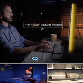 LED reostats 5V 12V 24V padziļināts skārienjutīgs slēdža slēdža pogas vadība Bezpakāpju aptumšojams slēdzis LED sloksnei DIY gultas skapis