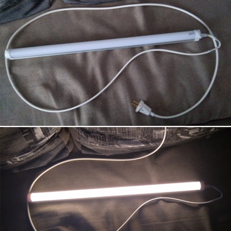 ASV ES slēdža kabelis T5 T8 LED cauruļu lampas savienotājs 3 kontakti 30 CM 50 CM 180 CM Trīsfāzu divgalu savienošana