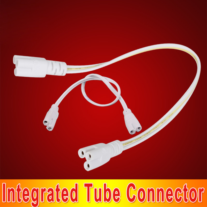 ASV ES slēdža kabelis T5 T8 LED cauruļu lampas savienotājs 3 kontakti 30 CM 50 CM 180 CM Trīsfāzu divgalu savienošana