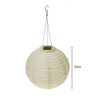 1-2 vnt saulės žibintų lempos lauko vandeniui atsparus nailoninis kabantis žibintas, tradicinis kinų ornamentas restorano festivalio dekoravimui