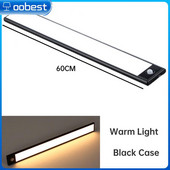 Ultra tanke svjetiljke za ormar Kreativni senzor pokreta Aluminijska led noćna svjetiljka Ručna svjetiljka za čišćenje Led ispod ormarića Svjetlo za kućanstvo