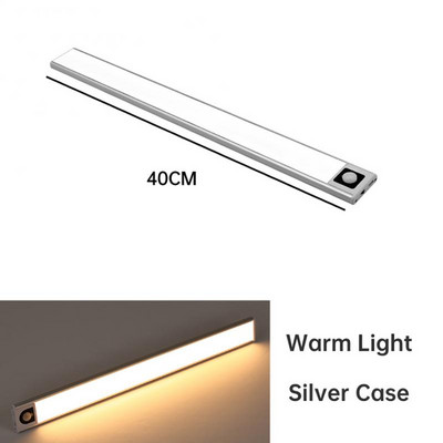 Ultra tanke svjetiljke za ormar Kreativni senzor pokreta Aluminijska led noćna svjetiljka Ručna svjetiljka za čišćenje Led ispod ormarića Svjetlo za kućanstvo