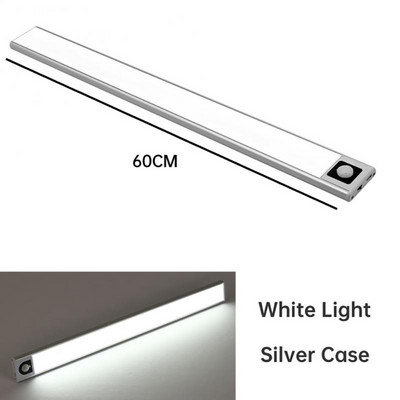 Ultra tanke svjetiljke za ormar Kreativni senzor pokreta Aluminijska led noćna svjetiljka Ručna svjetiljka za čišćenje Led ispod ormarića Svjetlo za kućanstvo