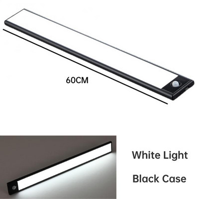 Ultra tanke svjetiljke za ormar Kreativni senzor pokreta Aluminijska led noćna svjetiljka Ručna svjetiljka za čišćenje Led ispod ormarića Svjetlo za kućanstvo