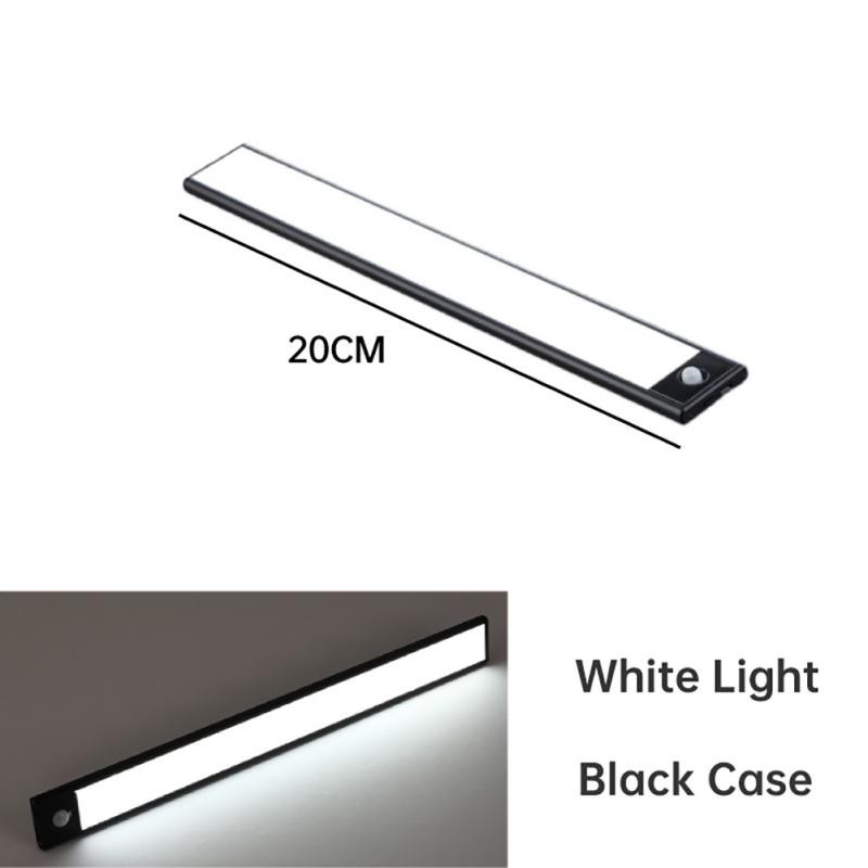 Ultra tanke svjetiljke za ormar Kreativni senzor pokreta Aluminijska led noćna svjetiljka Ručna svjetiljka za čišćenje Led ispod ormarića Svjetlo za kućanstvo