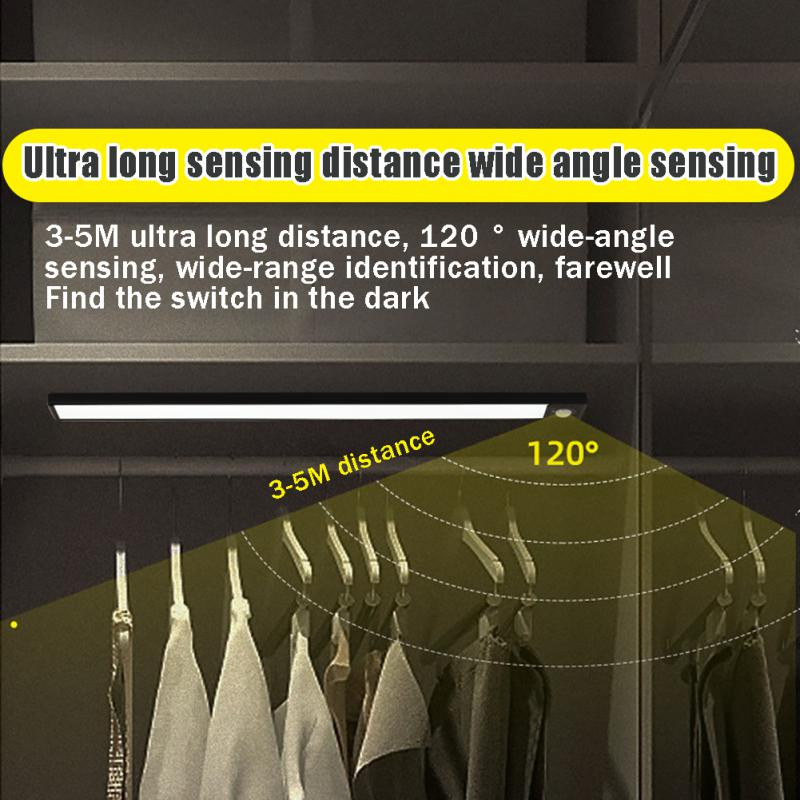 Ultra tanke svjetiljke za ormar Kreativni senzor pokreta Aluminijska led noćna svjetiljka Ručna svjetiljka za čišćenje Led ispod ormarića Svjetlo za kućanstvo