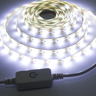 5V USB tápfeszültség led lámpa szalag szabályozható érintésérzékelő LED szekrény alatti világítás HDTV TV asztali számítógép képernyő háttérvilágítás szekrény konyha A1