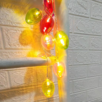 1,5 m Lieldienu LED zaķa olu čaumalas cāļa truša gaisma Lieldienu pasaka Gaismas stīgas Kāzu Jaungada brīvdienu ballītes noformējums