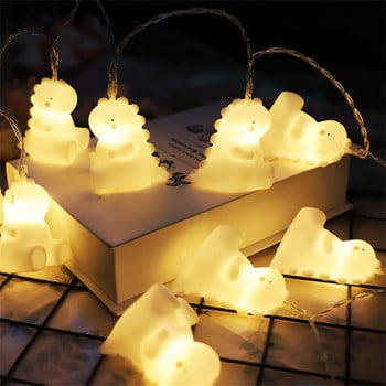 1,5M 10LEDs χαριτωμένα ζωικά φώτα String καρτούν Hippo Unicorn Giraffe Hippo Squirrel LED Fairy Light για παιδιά Δώρα διακοπών