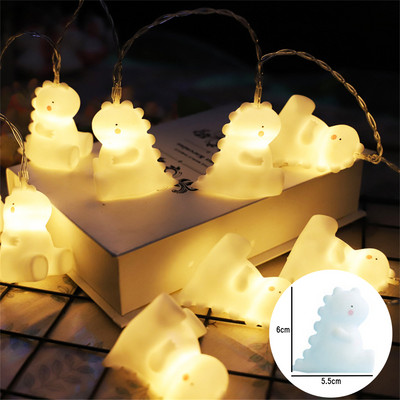 1,5M 10LED aranyos állati fényfüzér Rajzfilm Víziló Egyszarvú Zsiráf Víziló Mókus LED Tündérlámpa Gyerekeknek Ünnepi ajándékok