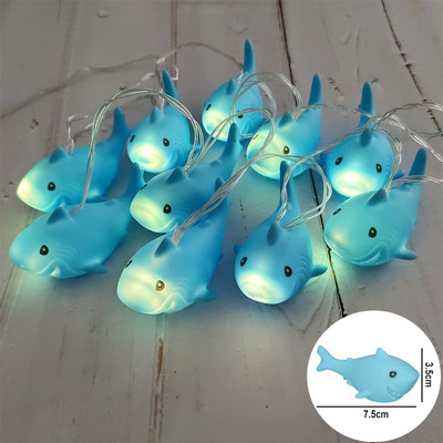 1,5M 10LED aranyos állati fényfüzér Rajzfilm Víziló Egyszarvú Zsiráf Víziló Mókus LED Tündérlámpa Gyerekeknek Ünnepi ajándékok