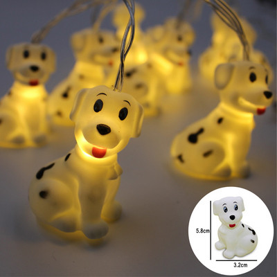 1,5M 10LED aranyos állati fényfüzér Rajzfilm Víziló Egyszarvú Zsiráf Víziló Mókus LED Tündérlámpa Gyerekeknek Ünnepi ajándékok