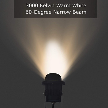 Οριζόντιος φωτισμός LED 3W 9W 12w Προβολείς εξωτερικού χώρου Spike Spotlight DC12V 110V 220V Φωτιστικό γκαζόν κήπου IP65 RGB