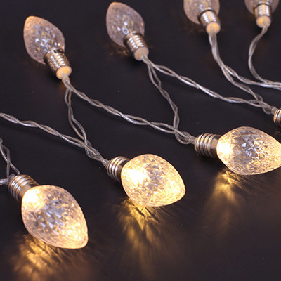 10 šviesos diodų gaublių lempučių styginių lempų geležies stiklo lempa naktiniai šviestuvai, skirti Valentino dienos Kalėdų šventėms kavinės papuošimui