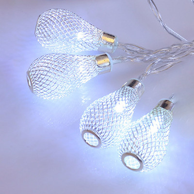 10 šviesos diodų gaublių lempučių styginių lempų geležies stiklo lempa naktiniai šviestuvai, skirti Valentino dienos Kalėdų šventėms kavinės papuošimui