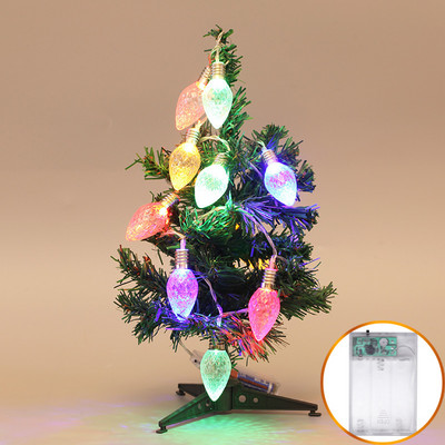 10 šviesos diodų gaublių lempučių styginių lempų geležies stiklo lempa naktiniai šviestuvai, skirti Valentino dienos Kalėdų šventėms kavinės papuošimui