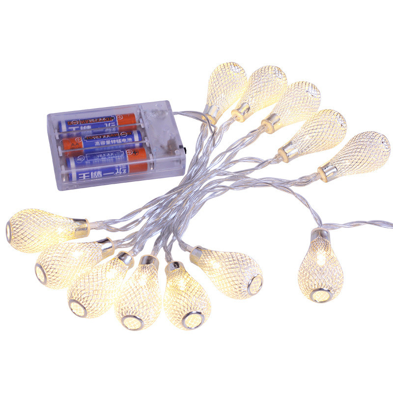 10 šviesos diodų gaublių lempučių styginių lempų geležies stiklo lempa naktiniai šviestuvai, skirti Valentino dienos Kalėdų šventėms kavinės papuošimui