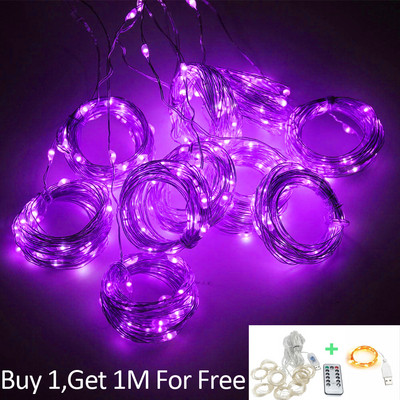 3M USB LED Κουρτίνες Festoon Led Fairy Light Γιρλάντες Χριστουγεννιάτικα Φωτάκια Διακόσμηση γάμου Φωτάκια χορδών Πρωτοχρονιάτικη γιρλάντα