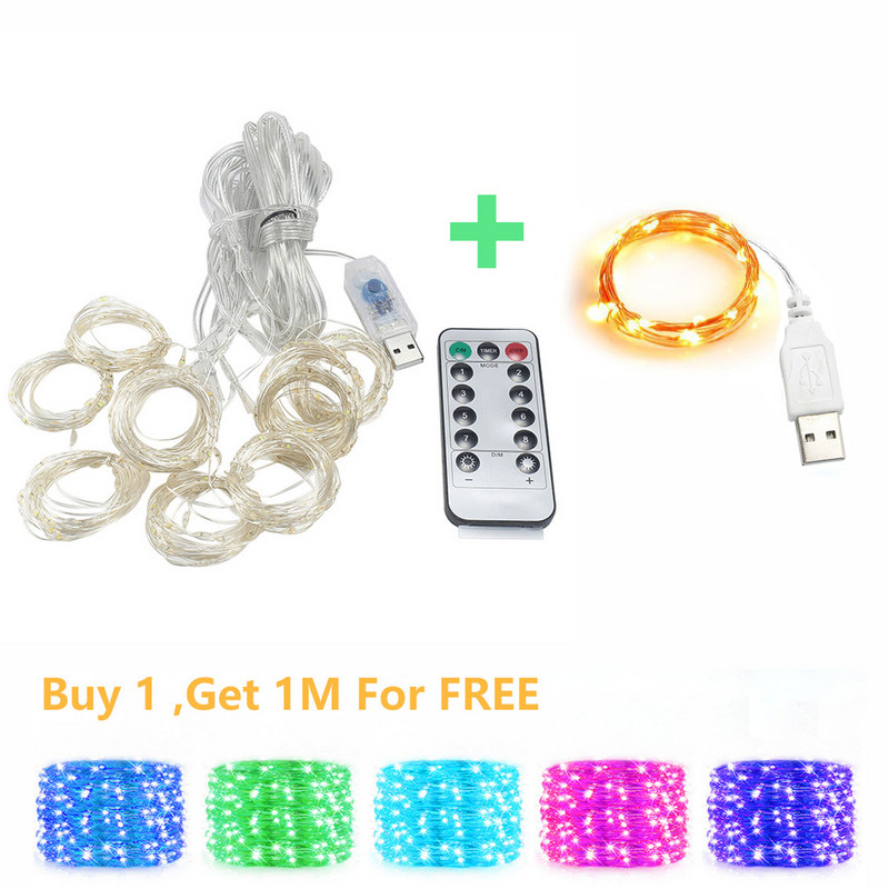 3M USB LED Κουρτίνες Festoon Led Fairy Light Γιρλάντες Χριστουγεννιάτικα Φωτάκια Διακόσμηση γάμου Φωτάκια χορδών Πρωτοχρονιάτικη γιρλάντα