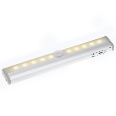 Baterie LED dulap bară de lumină de noapte cu senzor de mișcare PIR dulap de lumină pentru dulap de bucătărie dulap pentru decorarea peretelui casei lampă de noapte