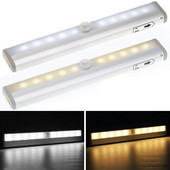 Φωτιστικό LED Ντουλάπα Υπνοδωμάτιο Φωτισμός Νυχτερινό Φως Κουζίνα Ασύρματο USB Επαναφορτιζόμενο Λωρίδα Κίνησης Λάμπα Νυχτερινής