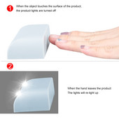 Vidinio vyrio LED jutiklio šviesos spintelės vyrių apšvietimas virtuvės miegamojo spintos stalčių spintelė SCVD889