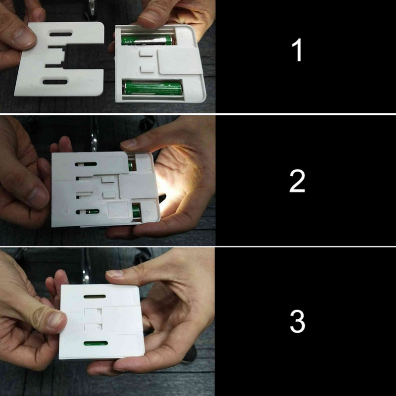 Vidinio vyrio LED jutiklio šviesos spintelės vyrių apšvietimas virtuvės miegamojo spintos stalčių spintelė SCVD889