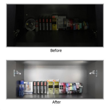 Φωτιστικό LED κάτω από το ντουλάπι Γενικό φωτιστικό ντουλάπας ντουλάπας Εσωτερικό μεντεσέ φωτιστικό για οικιακή κουζίνα ντουλάπι κρεβατοκάμαρας Νυχτερινά φωτιστικά