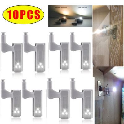 LED лампа под шкафа Универсална лампа за гардероб, гардероб, вътрешна панта, лампа за домашна кухня, спалня, шкаф, врата, нощни лампи