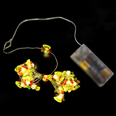 2 m Kalėdų eglutės lempučių stygos saldainių lazdelių varpelių lemputės stygos su baterijomis maitinamos Kalėdų puošmenos Kalėdų namų sodo dekoras 20 lempų