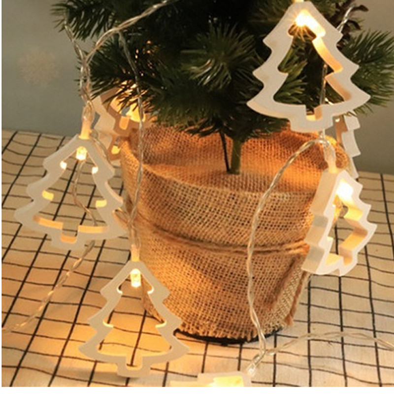 Inimioare din lemn de 1,5 m Ghirlande de stele Ghirlande Lumini cu zâne pentru nuntă, petrecere, Anul Nou, grădină, acasă, decorare a camerei, creativă