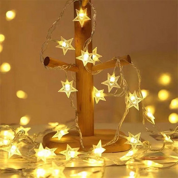 10m Λειτουργία μπαταρίας Star String Lights LED Fairy Light Χριστουγεννιάτικο πάρτι Γαμήλιο σπίτι Διακόσμηση εξωτερικού χώρου Αίθριος Λαμπτήρες Twinkle