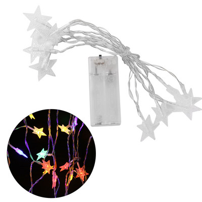 6M žvaigždės LED stygos lemputės baterijos USB šventinis apšvietimas lauko sodo Kalėdų vestuvių dekoravimas girlianda pasakos šviesos styga