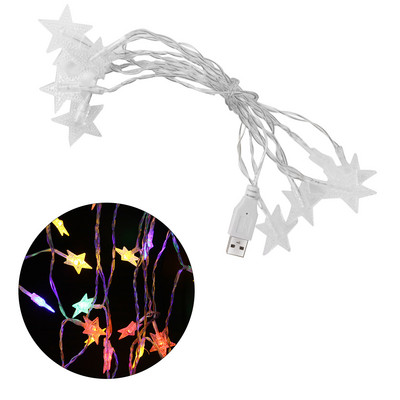 6M žvaigždės LED stygos lemputės baterijos USB šventinis apšvietimas lauko sodo Kalėdų vestuvių dekoravimas girlianda pasakos šviesos styga