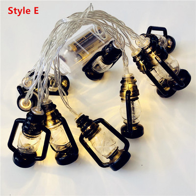 1,65 m 10 leds Hold Csillag Fényfüzér Ramadan Dekorációk Fények Eid Mubarak Dekoratív Led Függöny dekor otthonhoz